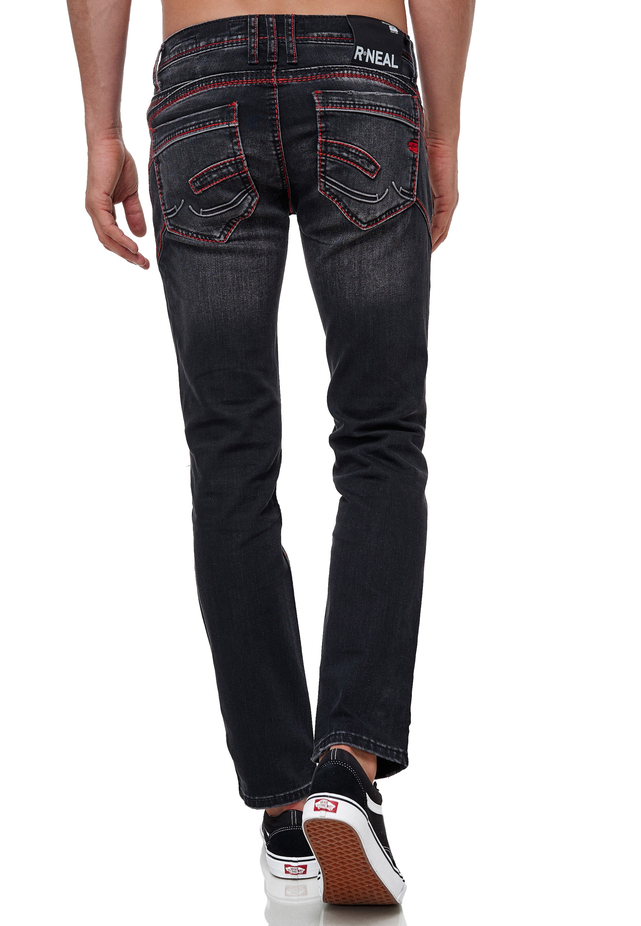 Rusty Neal Regular Jeans 'RUBEN 45' in Black