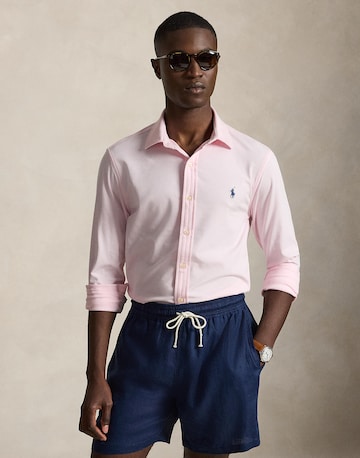 Coupe regular Chemise Polo Ralph Lauren en rose : devant