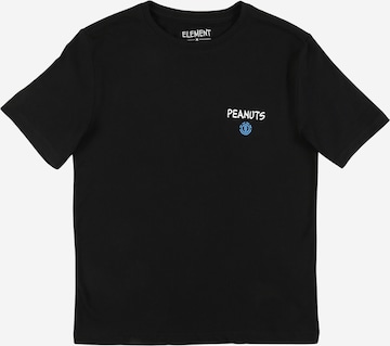 T-Shirt fonctionnel 'Peanuts Good Times' ELEMENT en noir : devant