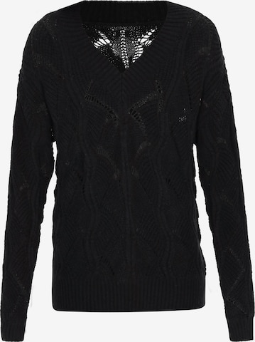 Pull-over 'Fashion Look' MAIRE en noir : devant