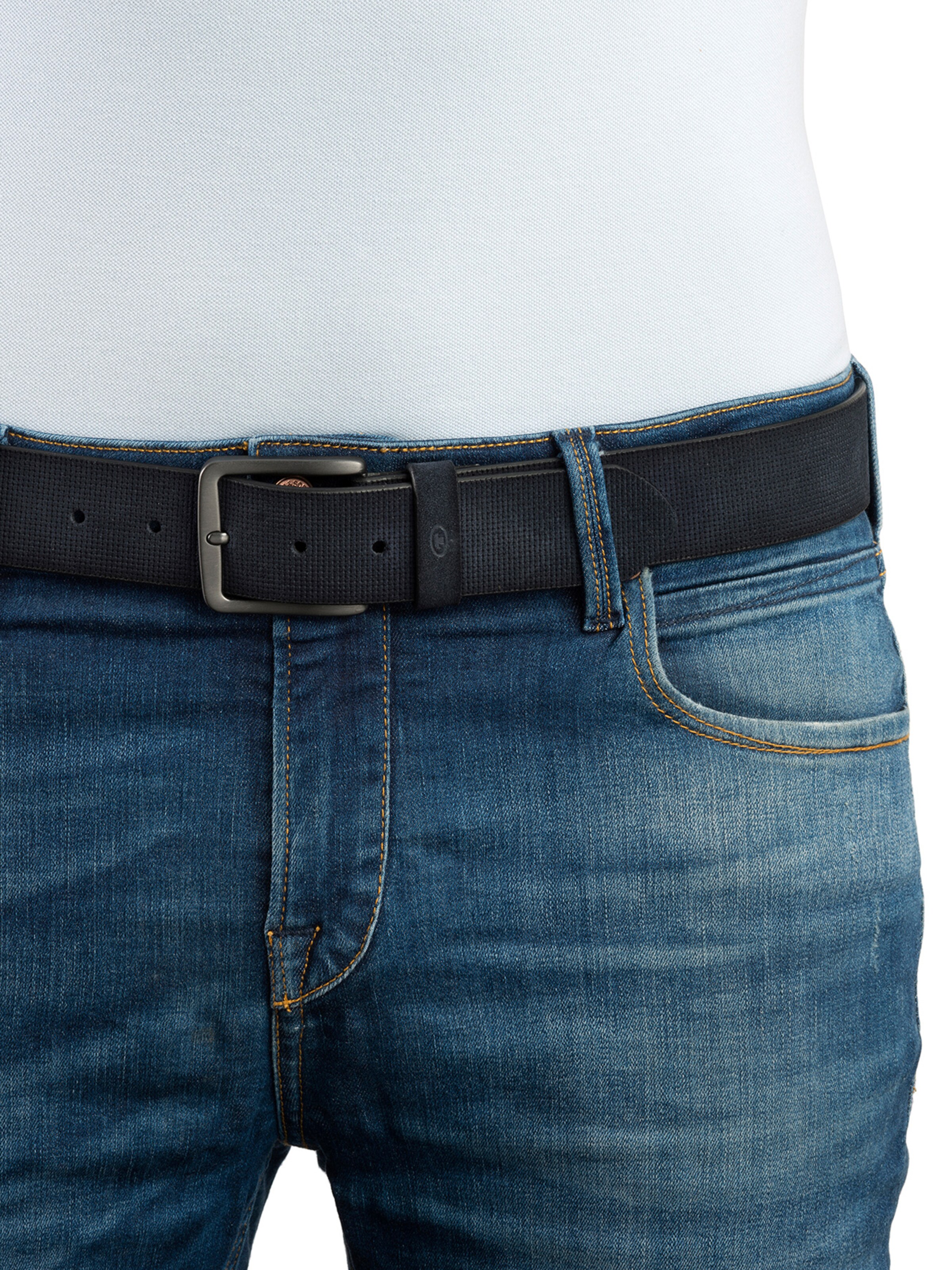 TOM TAILOR Ремень 'BART' в Синий: спереди