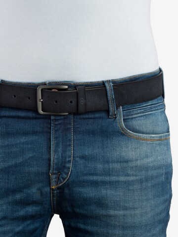 TOM TAILOR Belt 'BART' in Blue: front