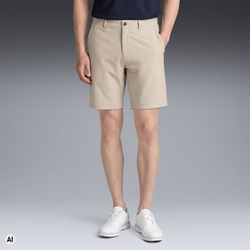Regular Pantalon de sport PUMA en beige : devant