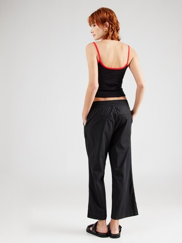 s.Oliver Wide Leg Hose in Schwarz