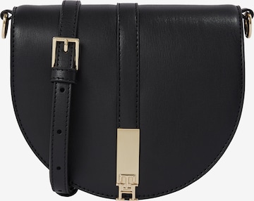 TOMMY HILFIGER Crossbody bag 'HERITAGE' in Black: front
