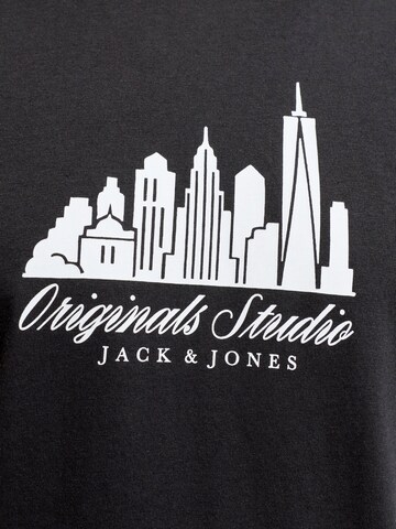 JACK & JONESMajica 'JORNORREBRO SKYLINE' - crna boja