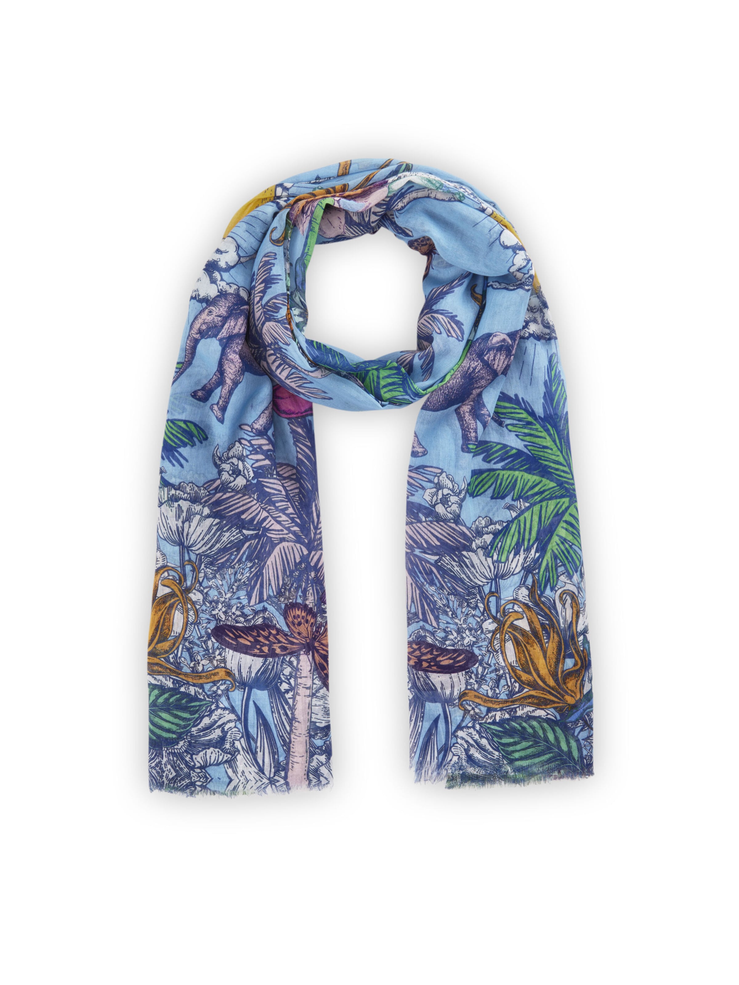 CODELLO Schal in Blau: Vorderseite