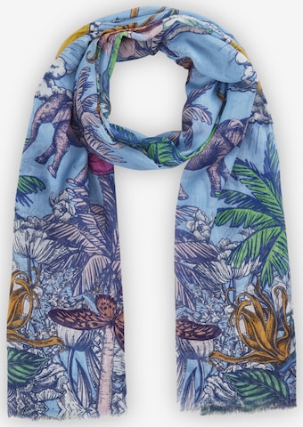 Écharpe CODELLO en bleu : devant