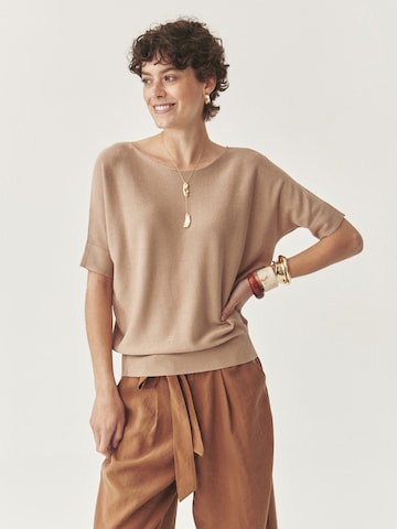 Pull-over TATUUM en beige : devant
