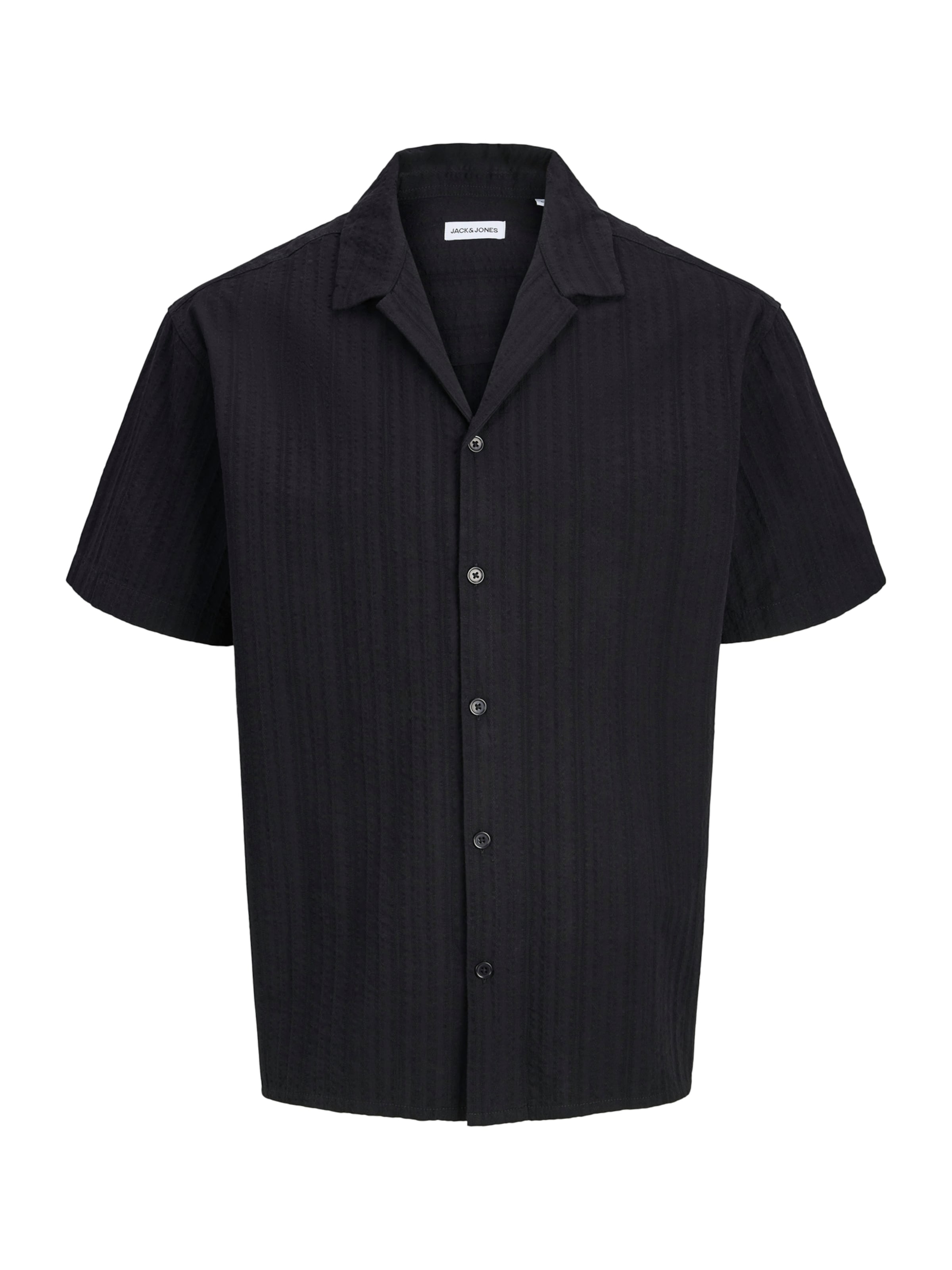 Jack & Jones Plus Comfort fit Srajca 'JJETyson' | črna barva: sprednja stran