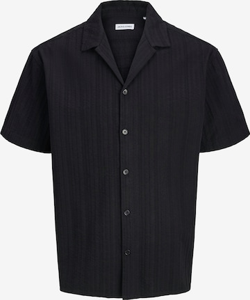 Jack & Jones Plus Comfort fit Srajca 'JJETyson' | črna barva: sprednja stran