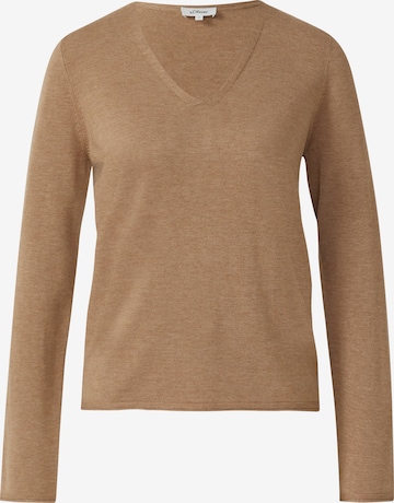 s.Oliver Pullover in Braun: Vorderseite