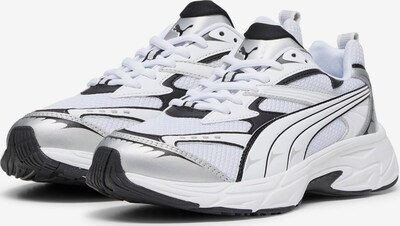 PUMA Platform trainers in Silver grey / Black / Off white, Item view