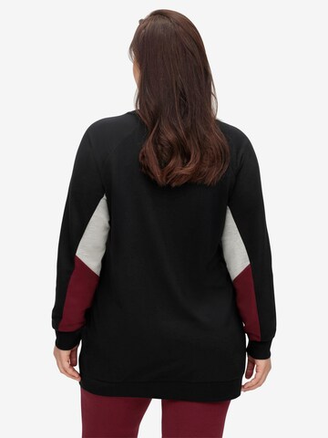 SHEEGO Sweatshirt in Schwarz