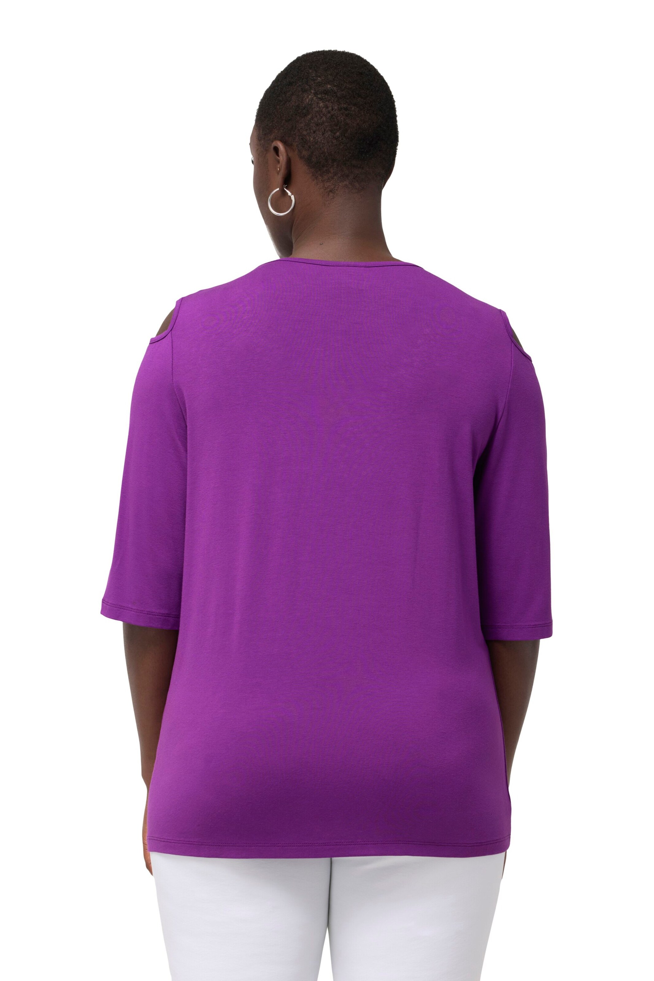 T-shirt Ulla Popken en violet
