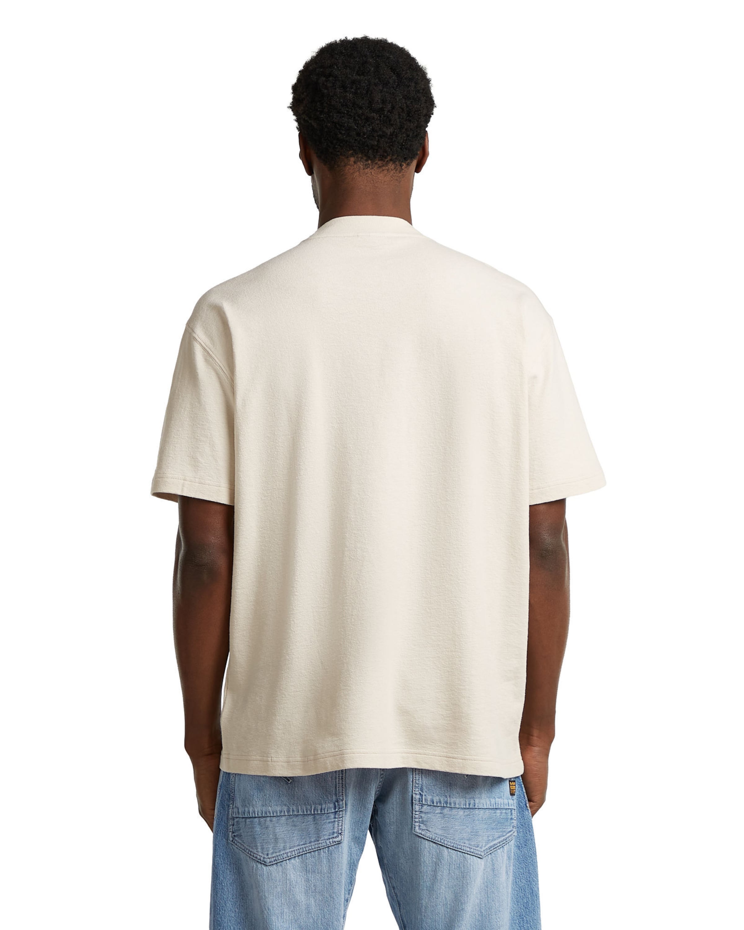 G-STAR T-Shirt - 'Globes Relaxed T-Shirt' in Weiß
