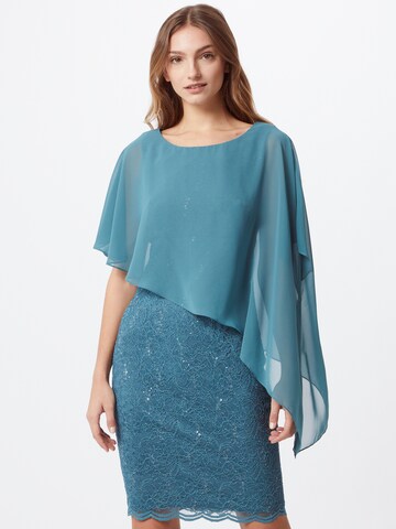 Robe SWING en bleu : devant