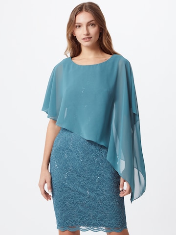 Robe SWING en bleu : devant