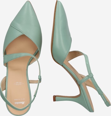 Bata Slingback Pumps in Green