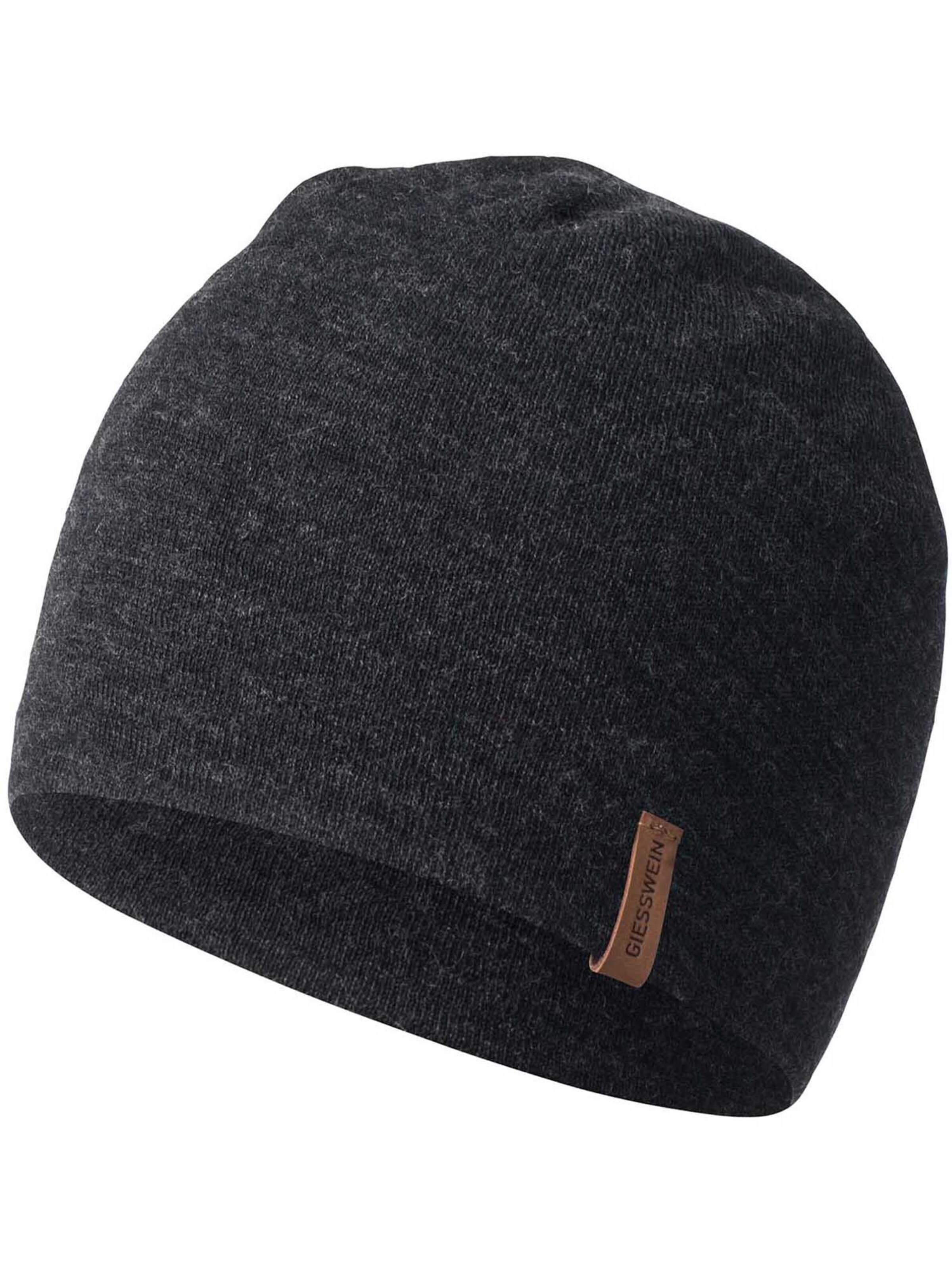 GIESSWEIN Mütze 'Gehrenspitze' in Schwarz: Vorderseite