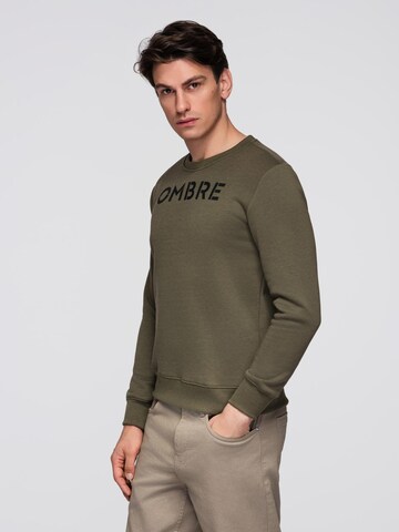 Ombre Sweatshirt 'B1711' in Green