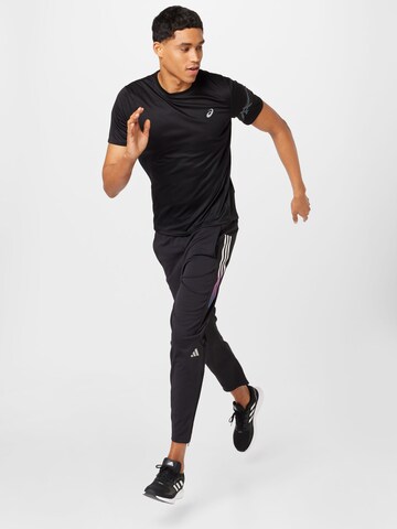 ASICS Sportshirt in Schwarz