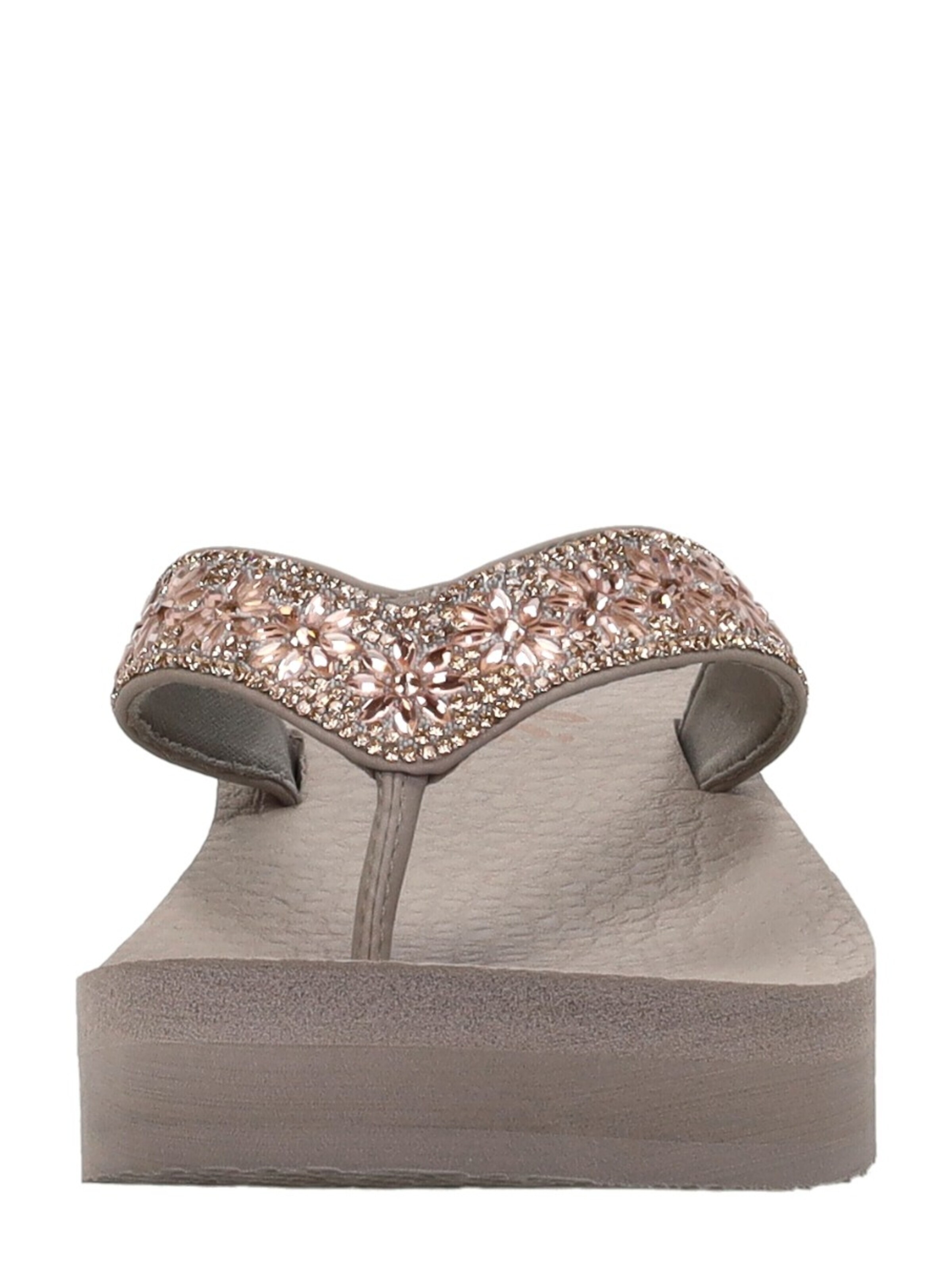 SKECHERS Huisschoenen 'Vinyasa - Wild Daisies' in Grijs