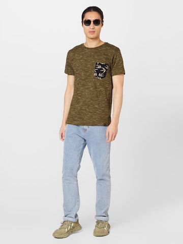 T-Shirt 'Blane' INDICODE JEANS en vert