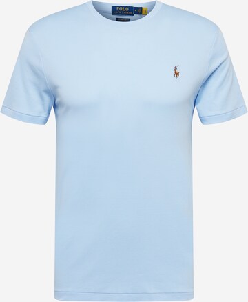 Coupe regular T-Shirt Polo Ralph Lauren en bleu : devant