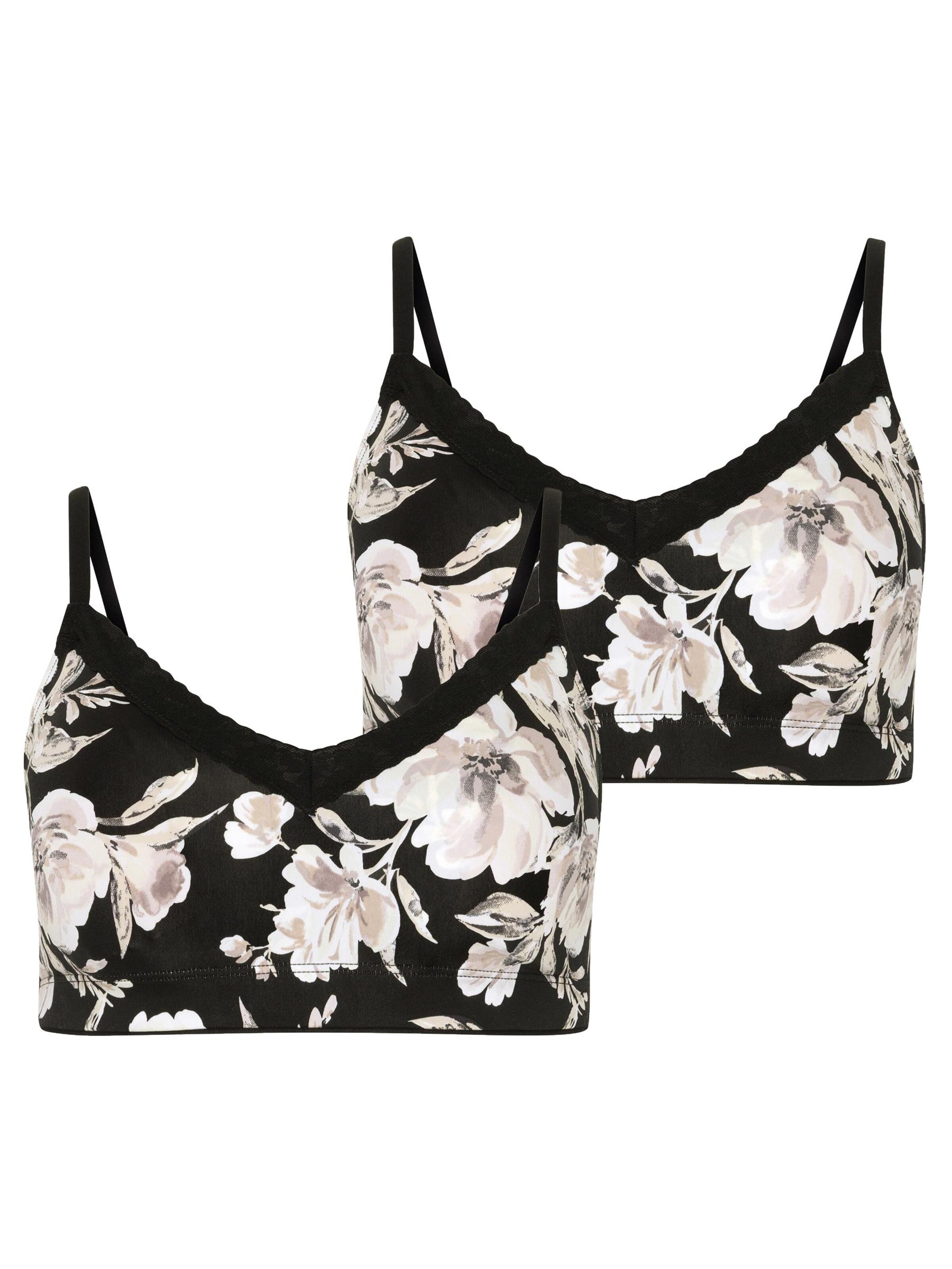 JOCKEY Bustier Sport-BH 'Parisienne Soft Stretch Lace Microfiber Bralette - 2 Pack'‌‌‌‌‌‌‌‌ in Pink: Vorderseite