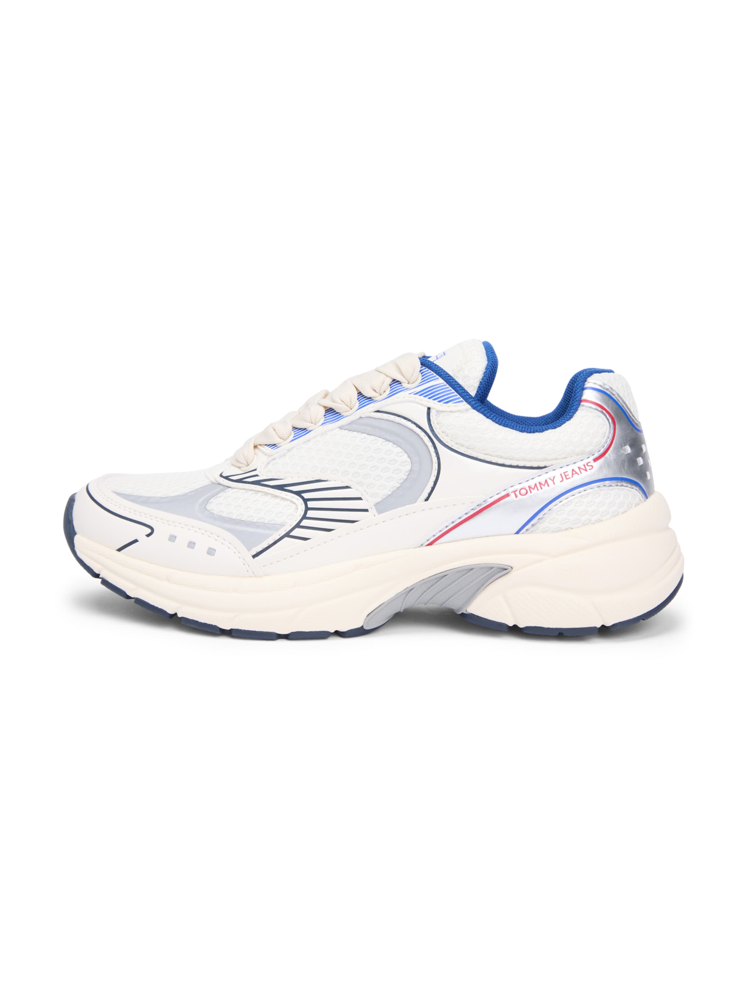 balts Tommy Jeans Zemie brīvā laika apavi 'ARCHIVE '25': no priekšpuses