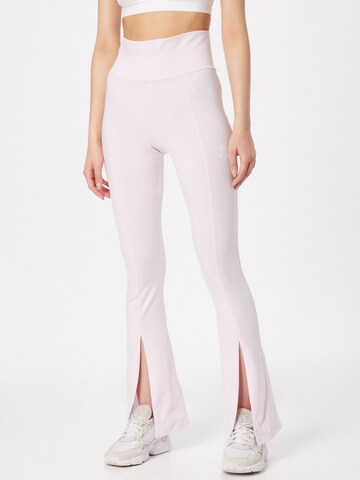 ADIDAS ORIGINALS Flared Leggings in Pink: front