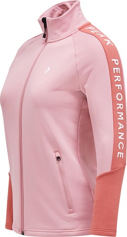 PEAK PERFORMANCE Fleecejacke 'Rider' in Pink