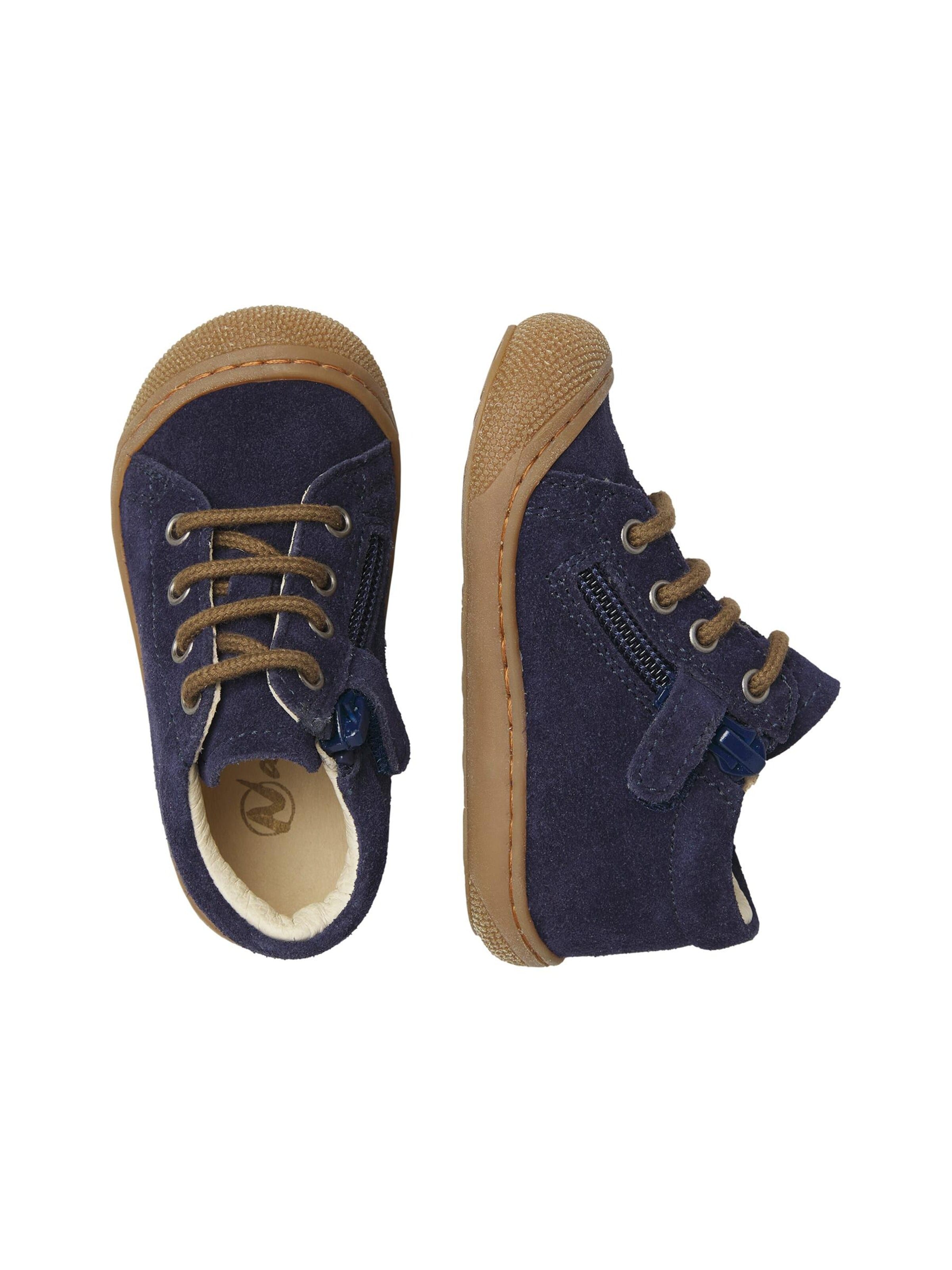 NATURINO Halbschuh 'COCOON ZIP'‌‌‌‌‌‌ in Blau