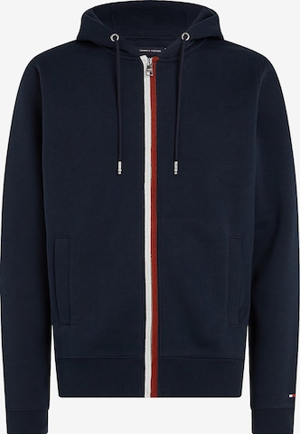 Veste de survêtement TOMMY HILFIGER en bleu : devant