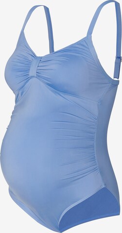 Noppies Bustier Badeanzug 'Saint Tropez' in Blau: predná strana