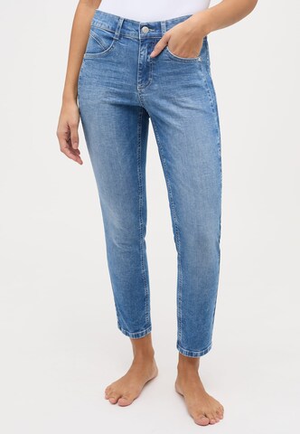 Angels Slimfit Jeans 'Ornella' in Blauw: voorkant