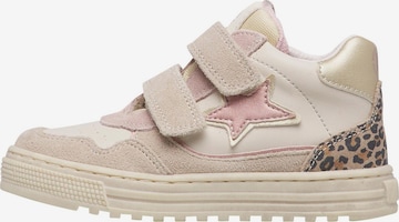 NATURINO Sneakers 'HESS HIGH 3 VL.' in Wit: voorkant