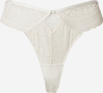 Hunkemöller String bugyik - fehér: elől