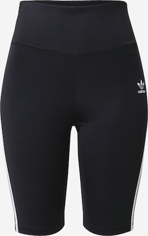 ADIDAS ORIGINALS Leggings 'Adicolor' in Zwart: voorkant