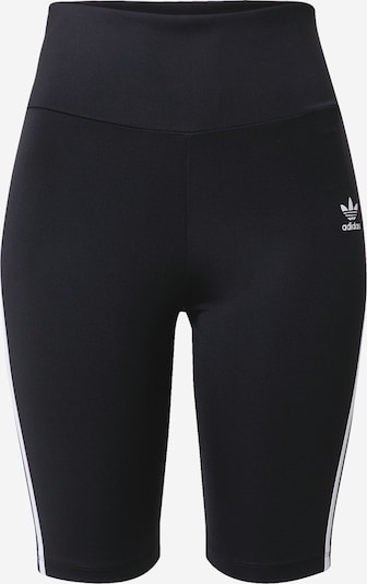 ADIDAS ORIGINALS Leggings 'Adicolor' en noir / blanc, Vue avec produit