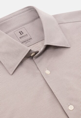 Coupe regular Chemise Boggi Milano en gris