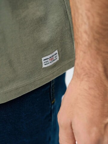 MCS Regular Fit T-Shirt 'Nigel ' in Grün