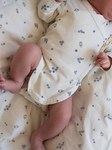 LouieLouie Rompertje/body 'Wrap ∼ Forget-me not' in Wit