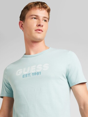 GUESS T-Shirt 'Classic' in Blau