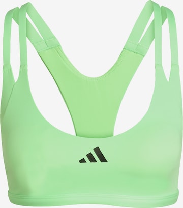 Reggiseno sportivo 'Aeroimpact Luxe' di ADIDAS PERFORMANCE in verde: frontale
