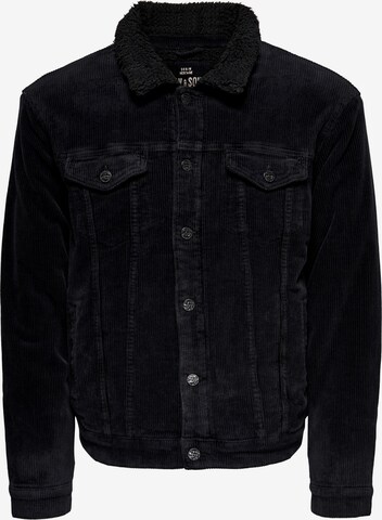 Only & Sons Between-Season Jacket 'Louis' in Black: front
