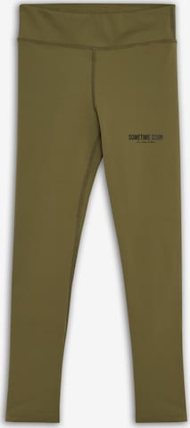 Pantalon de sport SOMETIME SOON en vert : devant