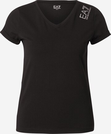 EA7 Emporio Armani T-Shirt in Schwarz: predná strana