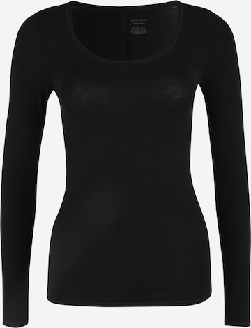 Maillot de corps 'Personal Fit' SCHIESSER en noir : devant